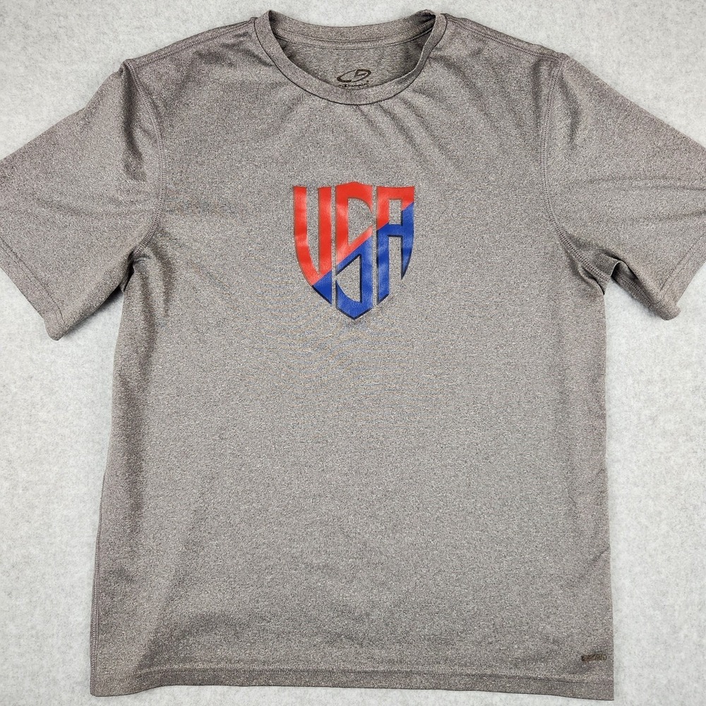Champion‎ T-Shirt Men's Medium M USA Shield Graphic Performance Athletic Tee